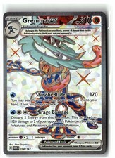 2024 Greninja ex 198/167 Holo Ultra Rare Twilight Masquerade Pokemon NM Fr/LP Bk