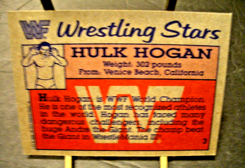 Hulk Hogan - 1987 Topps WWF Card # 3 - Autograph - Picture 11 of 13