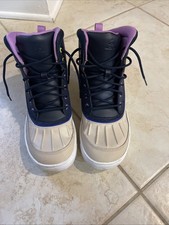 Nike Woodside 2 High ACG Boots GS Girls Navy Purple Size 7 Y