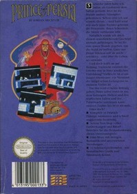 Juego Nintendo NES - Prince of Persia PAL-B con embalaje original muy buen estado