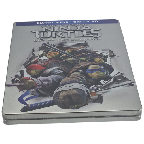 Tortues Ninja Mutantes:De l'ombre à la lumière SteelBook Débossé Blu-ray + DVD - Photo 7/10