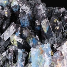 Papagoite,Epidote,Hematite Small Cabinet,Artonvilla Mine,Messina Copper Mines,ZA