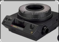 Kodak 4400 Slide Projector Tested Works with Slide Cube Case