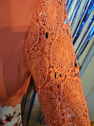 Knit Works Girls Pink Long Sleeve Sweater And Flower Dress Size 12 - Picture 6 of 14