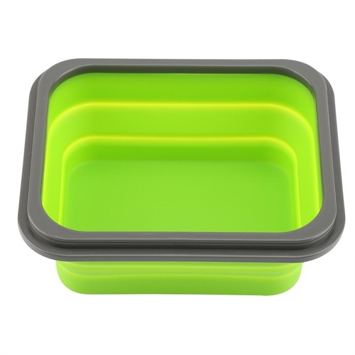 .›600ml Silicone Collapsible Portable Lunch Box Bowl Folding Food Storage Contai - Picture 10 of 22