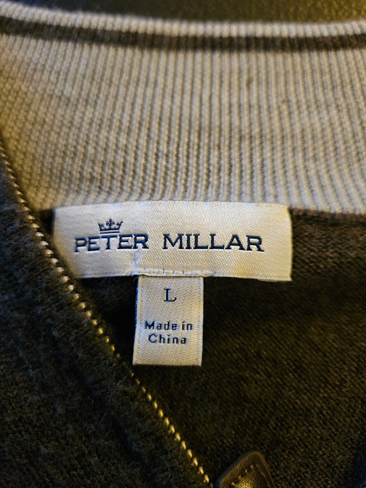 Peter Millar 1/4 Zip Crown Soft Pullover Sweater - image 5