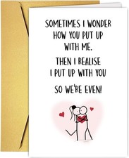 Romantic Valentines Day Gifts Him Her Funny Valentine's Day Card Gift Girlfriend
