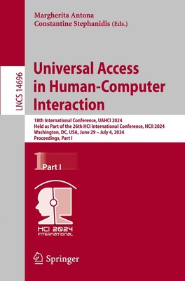 Constantine Stephanidis (u. a.) | Universal Access in Human-Computer Interaction