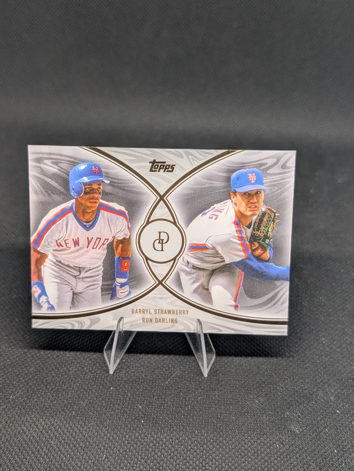 2026 Topps Dynamic Duals #8 Darryl Strawberry / Ron Darling
