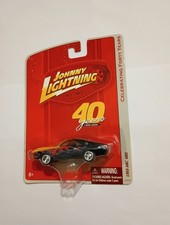 2009 Johnny Lightning 40 Years Black Yellow Wflames 1969 Amc Amx Wminor Wear
