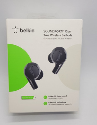 Belkin Wireless SoundForm Rise True Wireless Bluetooth Kopfhör  B-Ware Neuwertig