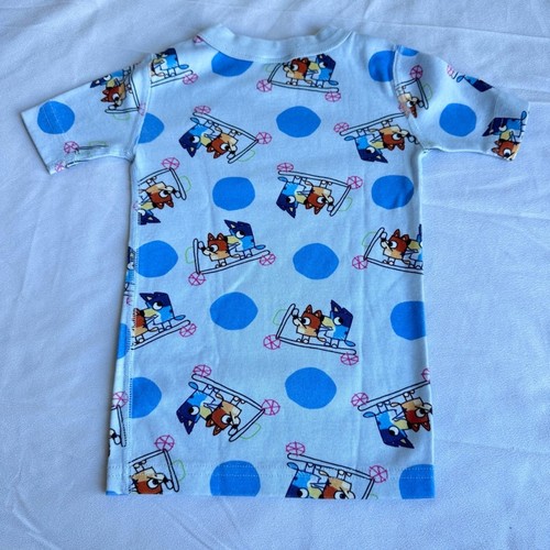 Hanna Andersson x Bluey Pajamas 3 pieces 100% Organic Cotton size 4T Bingo Bikes - Picture 5 of 10
