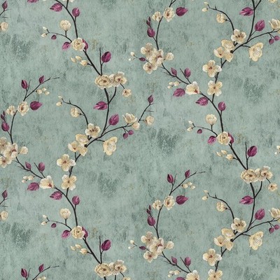 17.7 x120  Floral Peel & Stick Wallpaper Flower Tree Contact 17.7 x120  Green