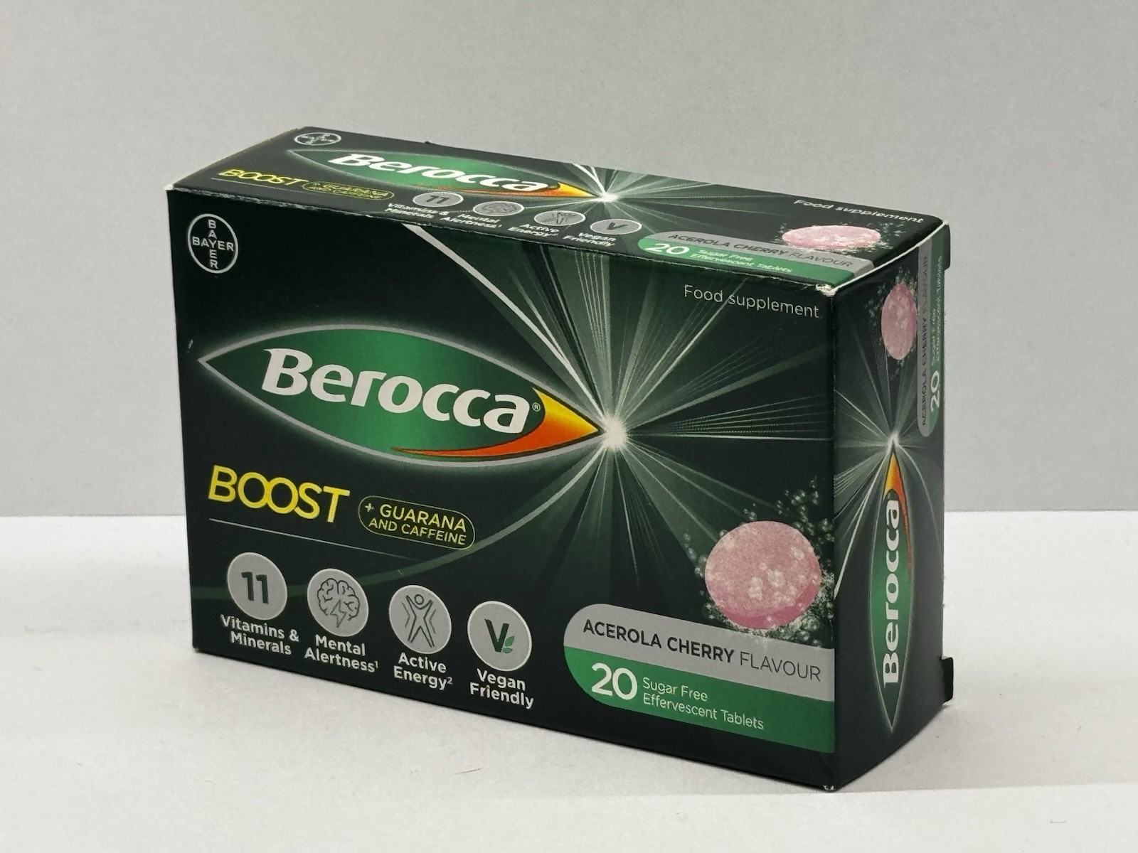 Berocca Boost Energy Vitamin Tablets 20  | Acerola Cherry Flavour