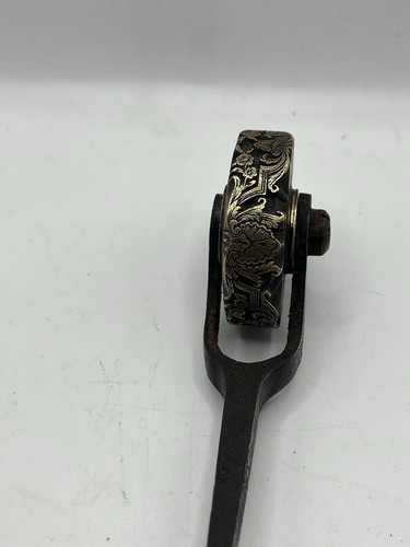 Bookbinding Brass Roll finishing Gilding antique Tools Pattern Wheel 6 Vintage - Picture 5 of 9