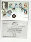 1998 Queen Mother £5 GOLD coin cover - Guernsey. Only 500 covers made