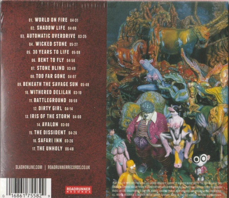 Slash - CD - World On Fire - Digisleeve - 2014 - NEUWARE! - Bild 2 von 2