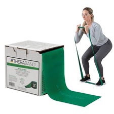 Resistance Band Roll, Non-Latex Professional Elastic 25 Yard Green - Heavy