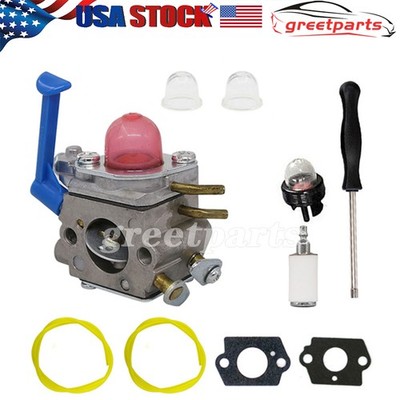 New Carburetor For Husqvarna 128C 128LD 128RJ 545081848 Zama w/ Carb Tune Up Kit