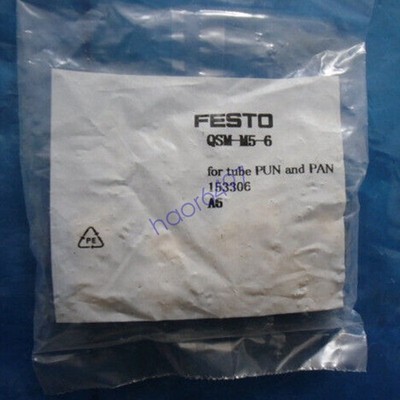 10pc New FESTO push-in connector QSM-M5-6 153306 fast Ship #YP1