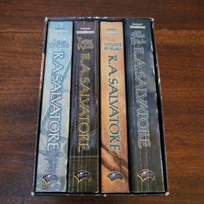 RA Salvatore Paths Of Darkness Forgotten Realms Boxset  1-4 Wizards Of The Coast