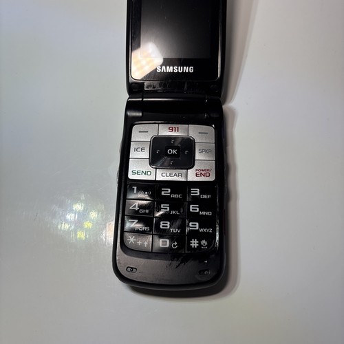 Samsung Knack SCH-U310 - Black Silver Verizon Cellular Phone Vintage Flip phone - Picture 7 of 19
