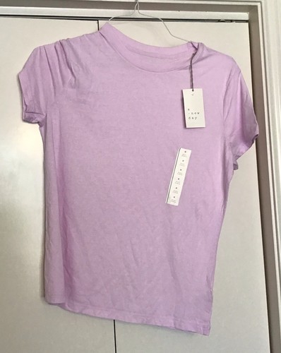 NWT A New Day Women's Light Pink Short Sleeve Crew Neck T- Shirt Medium Target