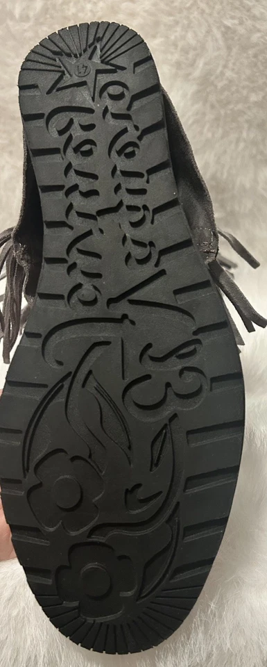 Nuevas botas mocasín de cuña gris El Vaquero Coleen Silverstone talla 10 nuevas sin caja  Foto 4 de 4