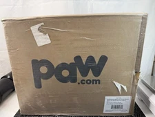 PAW PupProtector Waterproof Throw Blanket - White w/ Brown 60”x50” BOX DAMAGE