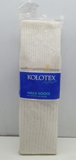 Kolotex Anything Goes Walk Socks White Vintage Size 7-11 New Old Stock