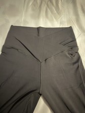 OFFLINE By Aerie Real Me High Waisted Crossover Legging Large 7/8 Black