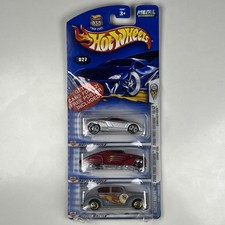 Hot Wheels 2000s - Lot of 3 - Cadillac Cien, Swoop Coupe, Fat Fendered '40 - NIP