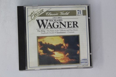 Richard Wagner Classic Gold CD the Ring Ride of the Valkyrie