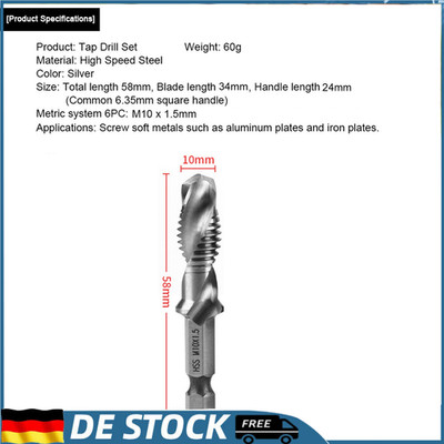 Tap Taper Drill Bits Power Tool Part