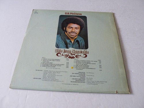 O.B. MCLINTON 'OBIE FROM SENATOBIE' LP US ENTERPRISE 1973 STEREO STAX - Picture 2 of 5