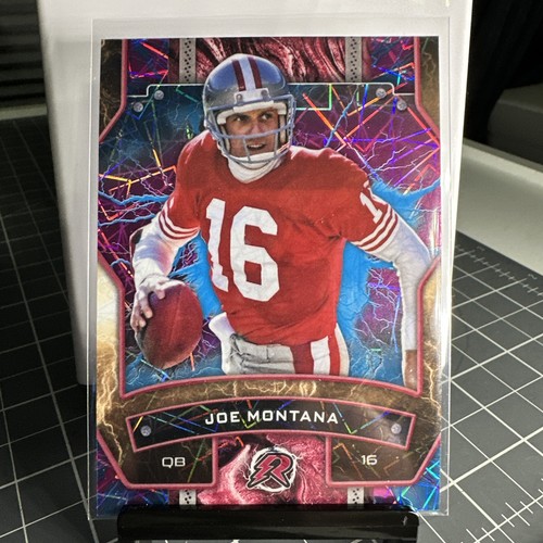 2024 Topps Resurgence Joe Montana Sky Blue Pink Shock #92
