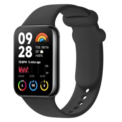 WANME Cinturino per Xiaomi Mi Band 8 Pro/Smart Band 9 Pro Cinturini Silicone Morbido