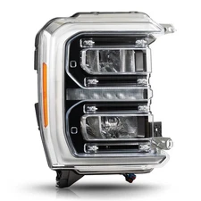 For 2023-2025 Ford F-250 F-350 Super Duty LED Headlight w/Bulbs Right Passenger