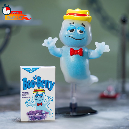 General Mills 6" Scale Boo Berry Glow in the Dark Action Figure, Toys for Kids a - Picture 5 of 12