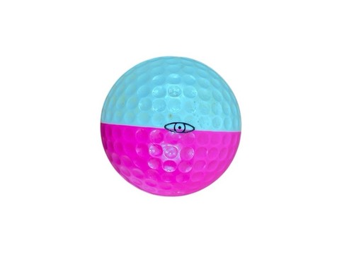 Ping Golf Ball Pink & White Two Tone Ping Eye Karsten