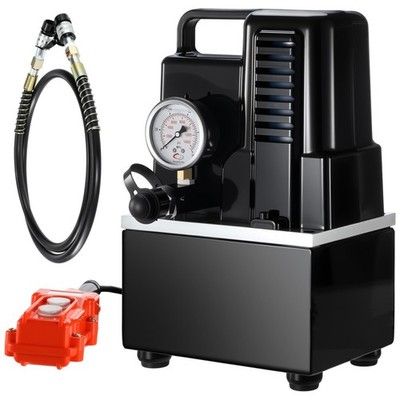 10,000 PSI Single-Acting 2-Stage Hydraulic Power Unit w/Dual Hoses   110V/120V