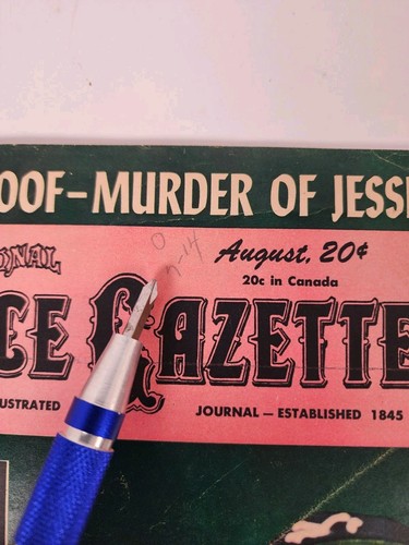 AUGUST 1950 THE NATIONAL POLICE GAZETTE MAGAZINE JOE DIMAGGIO COVER JESSE JAMES - Picture 16 of 24