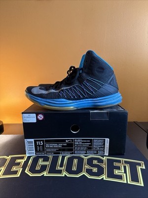 Nike Hyperdunk 524948-001 Men s Shoes Basketball Size 11 Black Blue