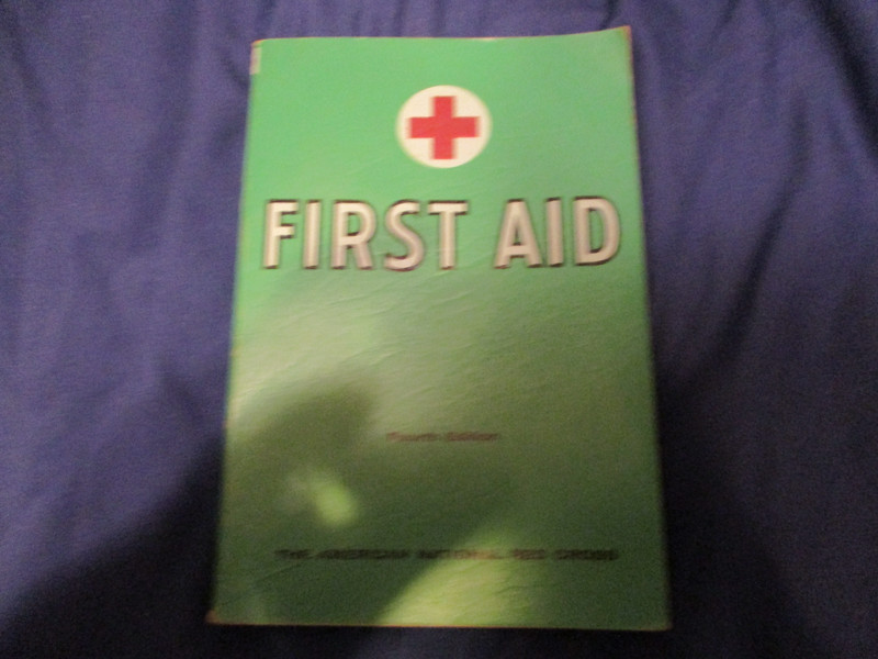 VTG 1966 American National Red Cross First Aid Manual Textbook Fourth Edition