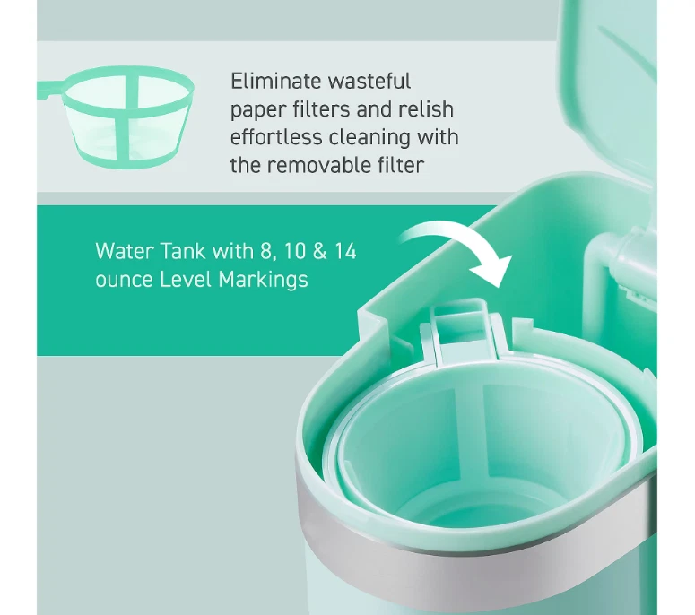 Cafetera personal Elite Cuisine con taza de viaje - Como nueva Foto 3 de 4