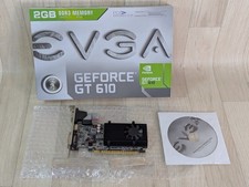 EVGA Nvidia GeForce GT 610 2gb Ddr3 Graphics Card Boxed With Drivers