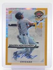 BRADEN MONTGOMERY 2025 PANINI PROSPECT EDITION GOLD PULSAR /10 ROOKIE Q5677