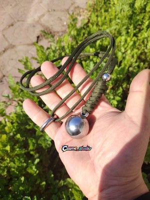 304 Stainless Steel Ball Pendant Gadgets Personal Security Protection Tool 