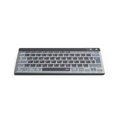 Hama Funk / Bluetooth Tastatur Keyboard WK-700 QWERTZ kabellos beleuchtet slim
