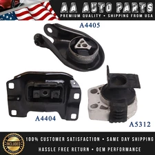 3pcs Engine Motor & Transmission Mount for 2004-2009 Mazda 3 L4 2.0L 2.3L